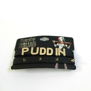 DC Comics Suicide Squad Puddin Wrap Cuff Faux Leather 2-Pack Bracelet Set